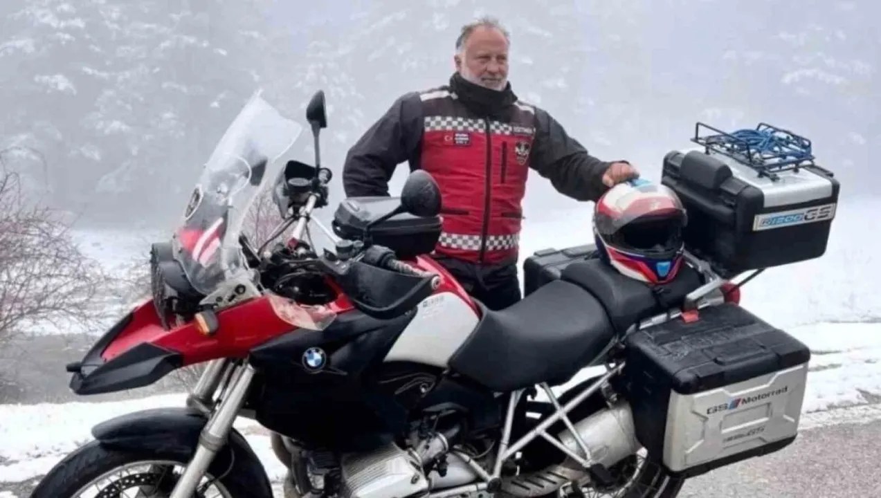 Kastamonu Aynalıkaya mevkisinde motosikletiyle kaza yapan Ankara Enduro Motosiklet Kulübü Başkanı Ertuğrul Hazinedar, h…