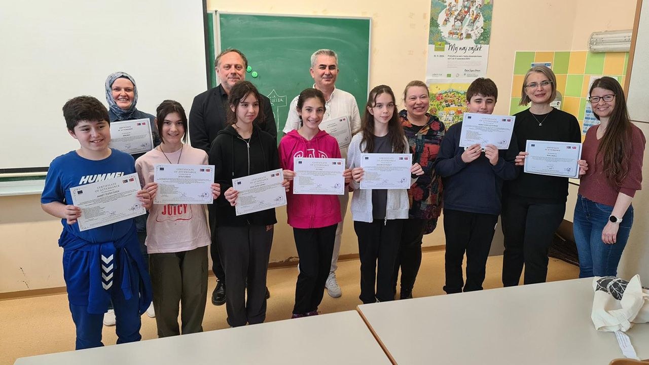 Kastamonu Şehit Şerife Bacı Ortaokulu Erasmus Projesini Tamamladı