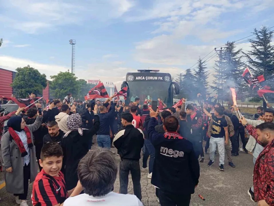 Çorum FK Süper Lig'e Yükseldi: Kutlamalar Tüm Bölgeyi Sardı