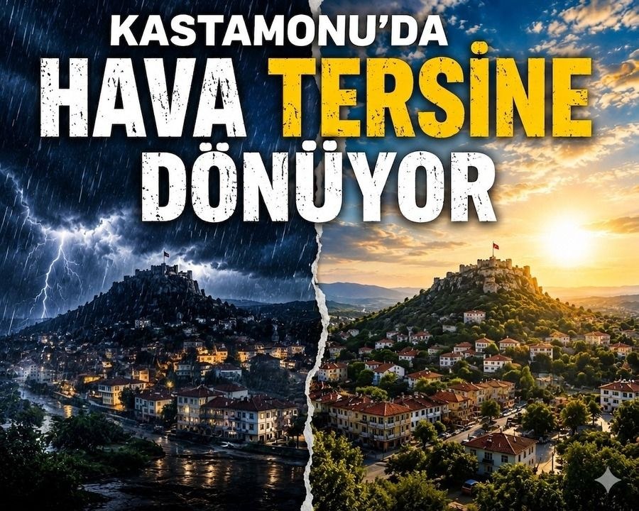 Kastamonu'da Hava Tersine Dönüyor: Güneşli ve Sıcak Pazar Bekleniyor