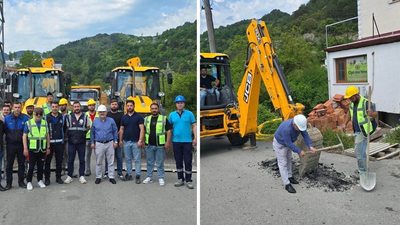 Kastamonu Doğanyurt'ta Doğal Gaz İçin İlk Kazma Vuruldu