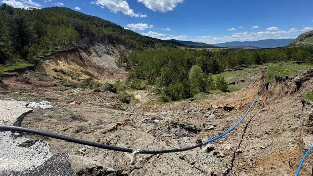 Kastamonu Tosya'da Heyelan İncelemesi: Yol Güvenliği Öncelik